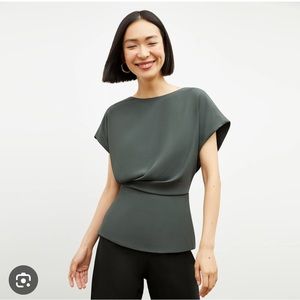 Mm lafleur nejvi eco soft wave aloe blouse top can